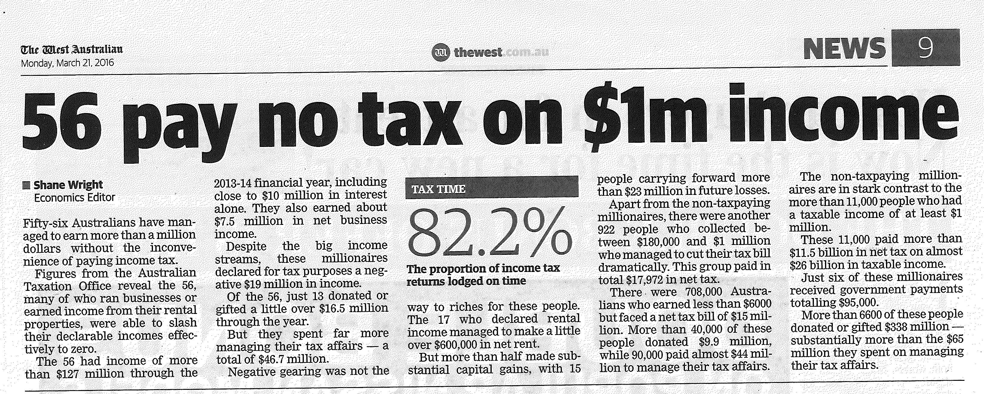 Pay No Tax On A Million Dollar Income CapitalQ